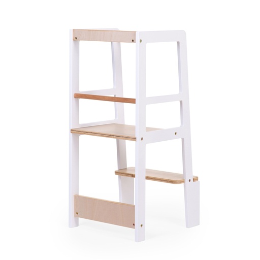 [458612] Childhome | Leertoren White/Natural