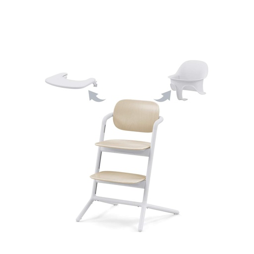 [440878] Cybex | Eetstoel Lemo 3in1 Sand White
