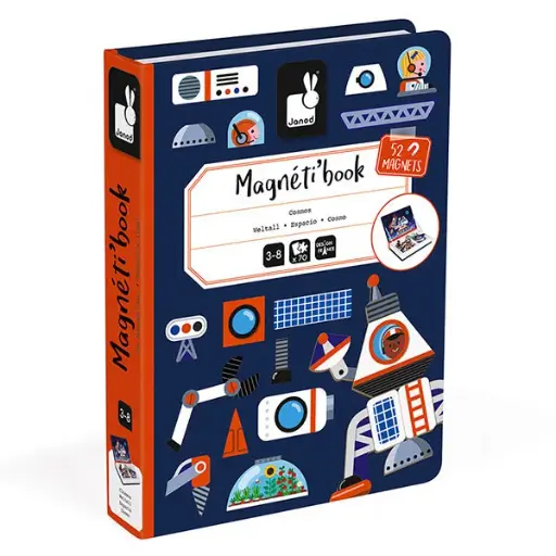 [118470183] Janod magneetboek Cosmos 70st 3-8jr