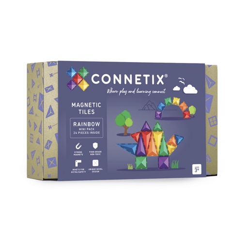 [467258] Connetix Tiles | Magnetische Blokken Mini Rainbow Pack 24st