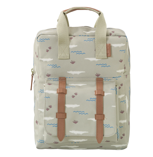 [452341] Fresk | Rugzak Crocodile Groen 28x21cm