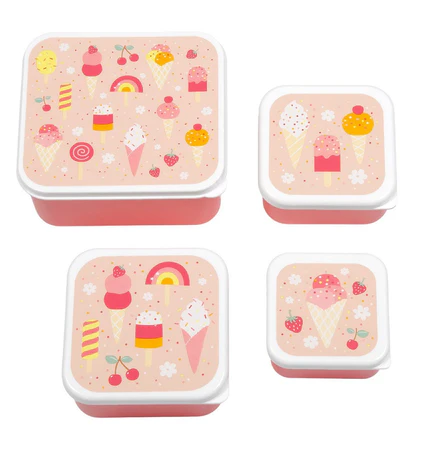 [145413234] A Little Lovely Company lunch & snack box set Ijsjes