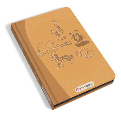 [151984797] Kidywolf Kidydraw Mini tekentablet Dieren Orange