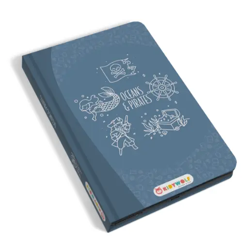 [151984834] Kidywolf Kidydraw Mini tekentablet Oceans and Pirates Blue