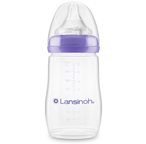 [482151] Lansinoh | Breedhalsfles PP 160 ml met NaturalWave speen 