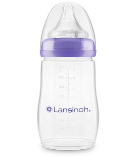 [482156] Lansinoh | Breedhalsfles PP 240 ml met NaturalWave Speen 2-pack