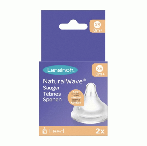 [482162] Lansinoh | Zuigspeen NaturalWave XS 0 maand 2 stuks