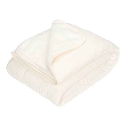 [445421] Little Dutch | Deken Wiegdeken Pure & Soft Pure Soft White 70x100cm 