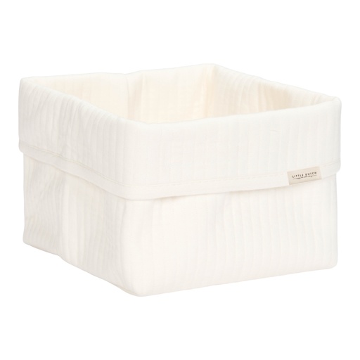 [445423] Little Dutch | Verzorgingsmand Pure Soft White 15x15cm