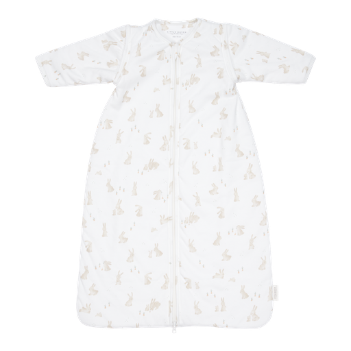 [469768] Little Dutch | Slaapzak Baby Bunny Newborn Naturals met Mouwen All Over Konijntjes Klassiek Model Wit/Ecru 70cm
