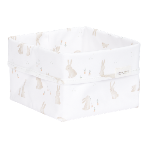[469778] Little Dutch | Verzorgingsmand Baby Bunny Wit 15x15x15cm