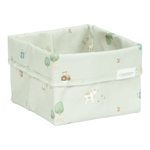 [469899] Little Dutch | Verzorgingsmand Little Farm Green 15x15cm