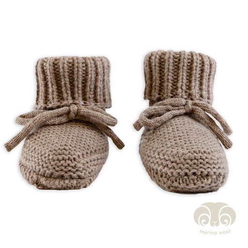 [465634] Lodger | Babyslofjes Merino Wol Buffalo 0-6m