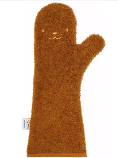 [467055] Nifty | Washandje Seal Caramel Zeehond Badstof Bruin 