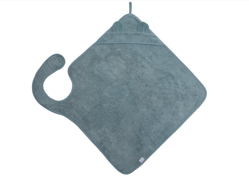 [486389] Nifty | Badcape Handsfree Bath Cape Katoen Blueberry 100x100cm