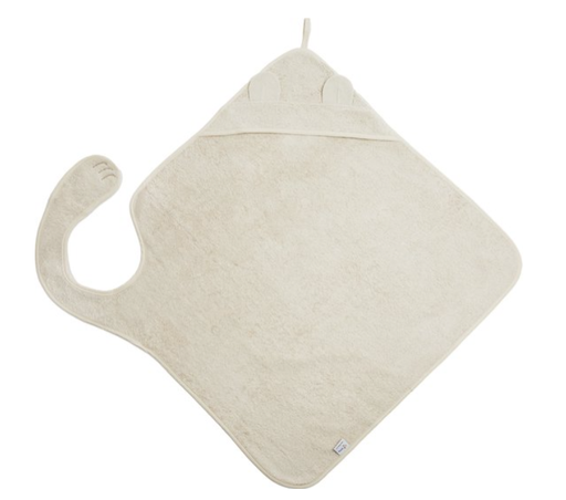 [486390] Nifty | Badcape Handsfree Bath Cape Wasbeer Katoen Vanilla 100x100cm