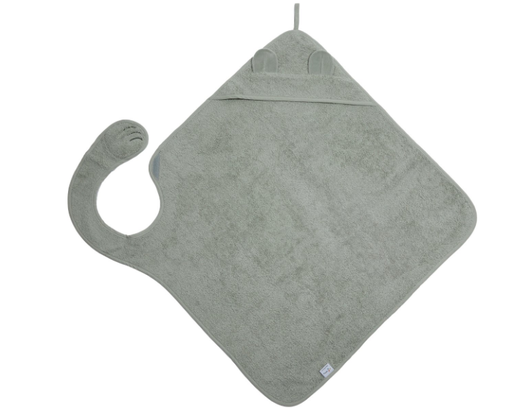 [486392] Nifty | Badcape Handsfree Bath Cape Katoen Olive 100x100cm