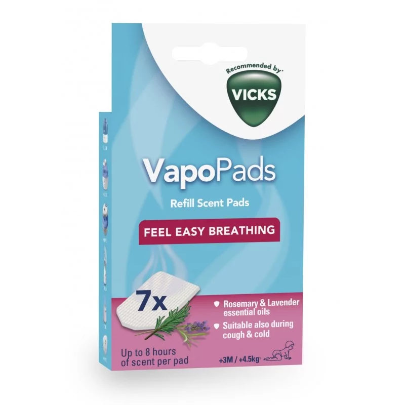 [233065] Vicks | Aromapads Vapopads Rozemarijn/Lavendel +3m 7-pack 