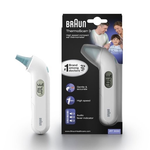 [293824] Braun | Koortsthermometer ThermoScan 3 IRT 3030 Digitaal 