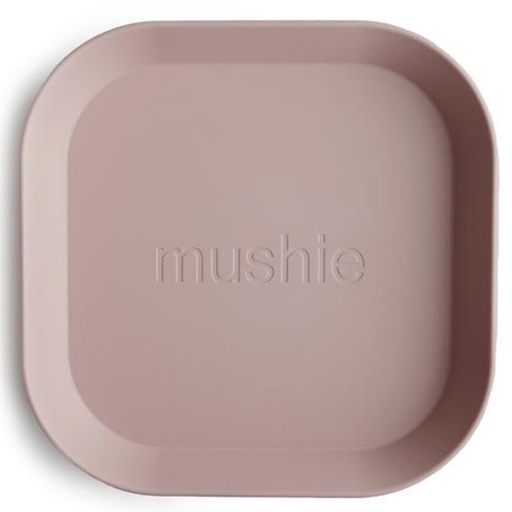 [396260] Mushie | Plat Bord PP Square Blush Roze  2-pack