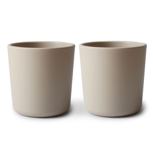 [398828] Mushie | Drinkbeker Cup Vanilla PP Ecru 2-pack