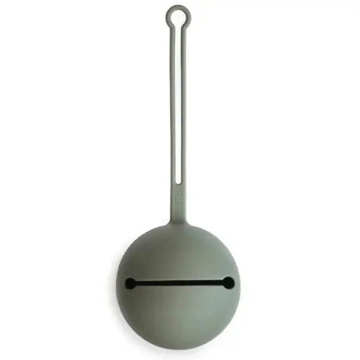 [401007] Mushie | Fopspeenhouder Dried Thyme Silicone Groen