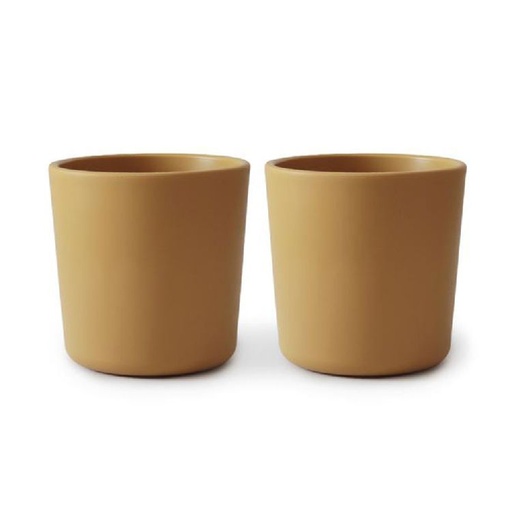 [406381] Mushie | Drinkbeker Cup PP Mustard Geel 2-pack