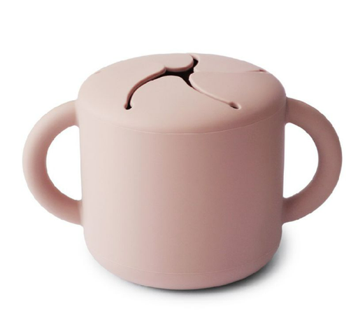 [413997] Mushie | Snack Cup Silicone Blush 400ml