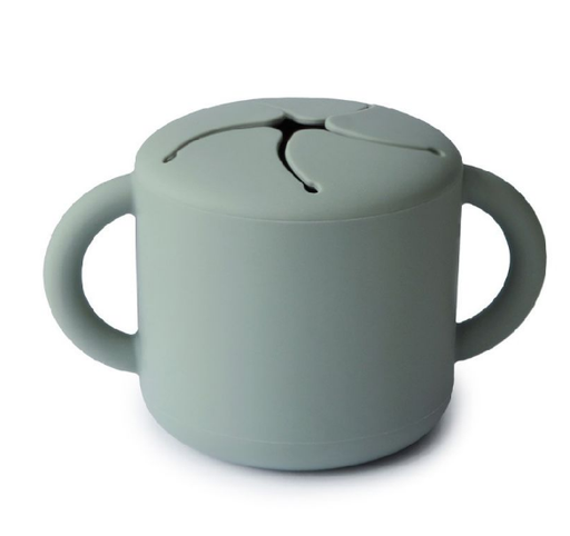 [413998] Mushie | Snack Cup Cambridge Blue Silicone Blauw 400ml