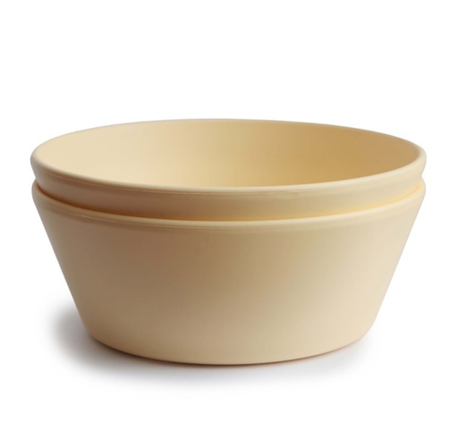 [434816] Mushie | Kom Bowls Rond PP Daffodil 2-pack