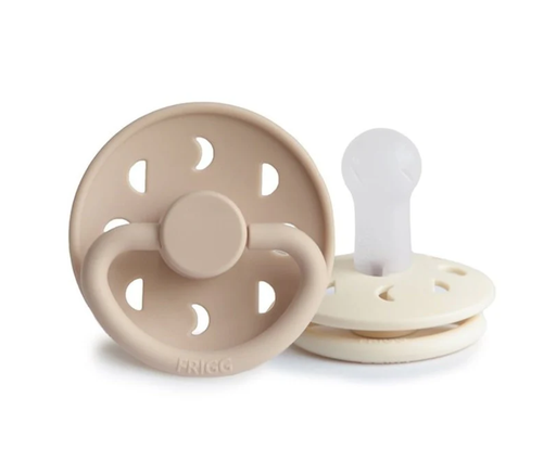 [451835] Frigg | Fopspeen Moon Ortho/Physio Siliconen Speen Cream/Croissant T2 6-18m 2-pack