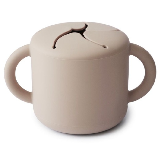 [453939] Mushie | Snack Cup Ivory Siliconen Off White 400ml