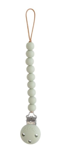 [466430] Mushie | Fopspeenketting Hera Sage Siliconen Groen