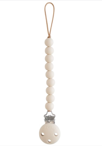 [466431] Mushie | Fopspeenketting Hera Shifting Sand Siliconen Ecru