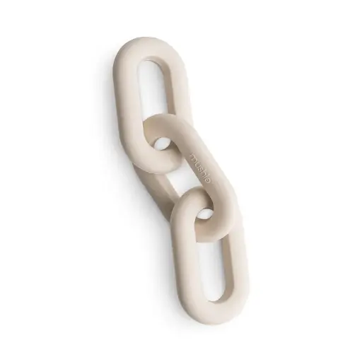 [477395] Mushie | Bijtring Teether Link Silicone Shifting Sand