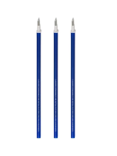 [433228] Legami | Balpen Vulling Refill for Erasable Pen Gel Schrijfdikte:0,7mm Blauw 3-pack 