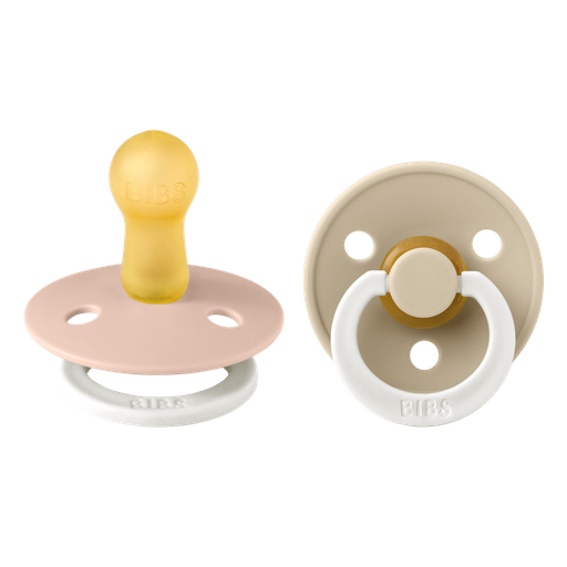 [431466] FOPSPEEN, Colour, 2-Pack T2 Night, blush night/vanilla night, natuurlijk rubber, 6-18m, roze/ecru, ortho/physio, 2 stuks