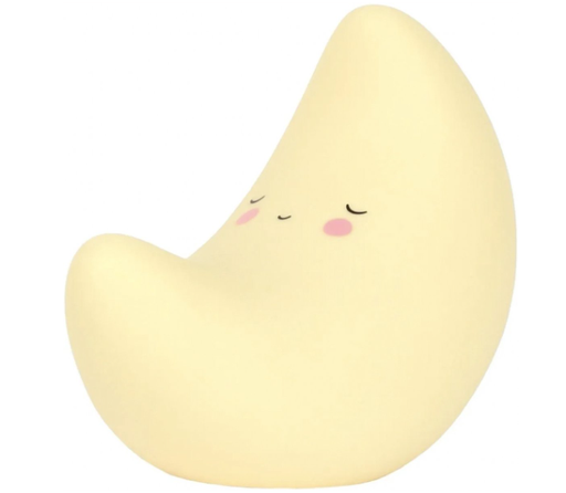 [309687] A Little Lovely Company | Nachtlamp Maan Draadloos Led Lampje 9x13x15.5cm