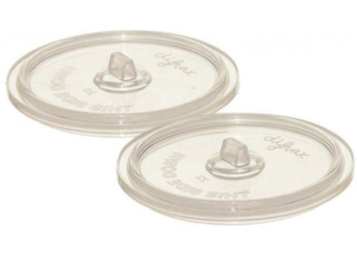 [212749] Difrax | Ventiel Anti Koliek Transparant Silicone vr Breedhalsfles/Standaardfles/S-Fles 2-pack