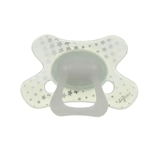 [268123] FOPSPEEN, Dental 6-12M, sil, GID, ster, siliconen speen, dental/anatom, glow in the dark, 1 stuk(s), 2023