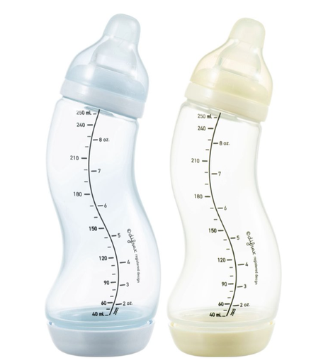 [444845] Difrax | Standaardfles/S-fles 2-pack Basic Natural Double Pack Ice/Popcorn 250ml 