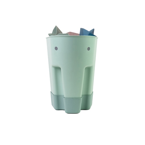 [477538] Shnuggle | Opberger vr Badspeelgoed Ellie Bath Toy Caddy Eucalyptus 