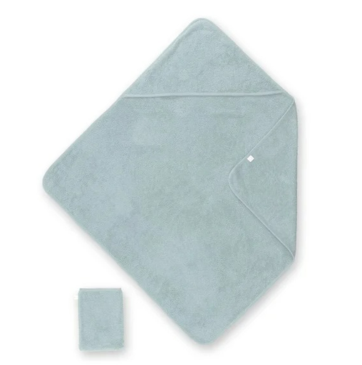 [449960] Bemini | Badcape met Washandje Terry Mini Price Badstof Lunar 75x75cm 