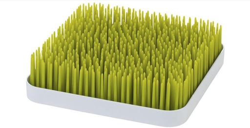 [170068] Boon | Uitdruiprekje Grass Groen met Wateropvangbakje 24.1x24.1cm