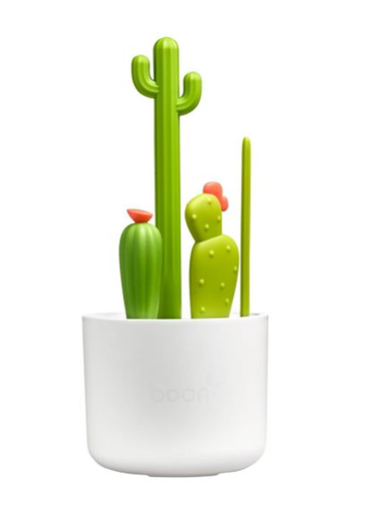 [383863] Boon | Flessenborstel  Borstelset Cactus Wit/Groen 