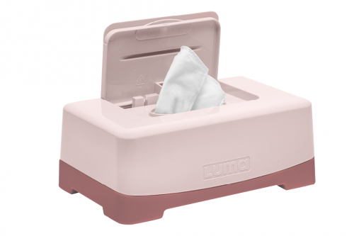 [408552] BOX, Easy wipe box, Blossom Pink, vr vochtige doekjes, vr zakdoeken, doos, roze, uni, kunststof, zakdoekhouder