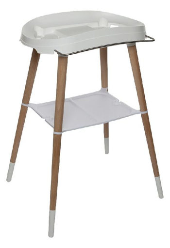 [416988] Bebe-Jou | Badstaander Sense Wit vr Babybad Sense Kunststof/Hout 