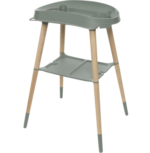 [453388] BADSTAANDER, Bath stand Sense, Breeze Green, groen, voor babybad Bébé-Jou Baby bath Sense, kunststof/hout, BBJ