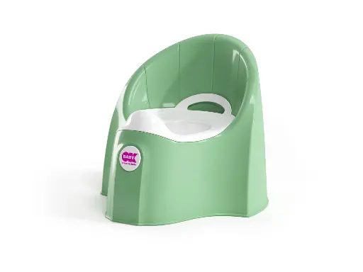 [454289] Ok Baby | Wc-Potje Pasha Green met Rug Groen