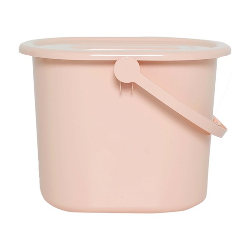 [477435] LUIEREMMER, Nappy pail, Pale Pink, uni, werkt zonder afvalzak, vr 10 luiers, 14 Liter, deksel, BBJ, 2023